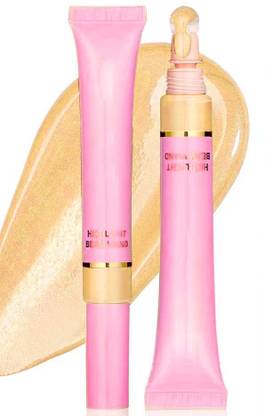 tanvi27 Liquid Highlight For Face With Cushion Applicator Natural-looking