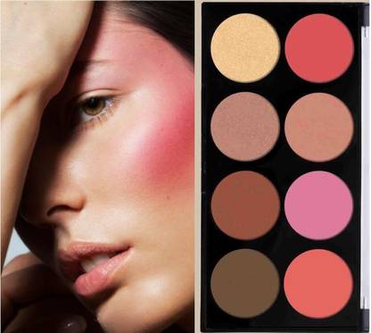 THTC Face Palette with Blushes,Highlighters and Bronzer
