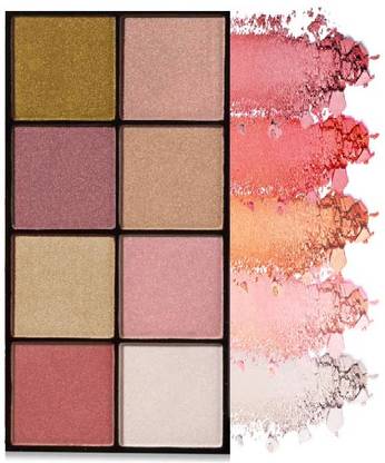 MYEONG 8 Multi color Highlighter Glow Shadow Makeup Kit