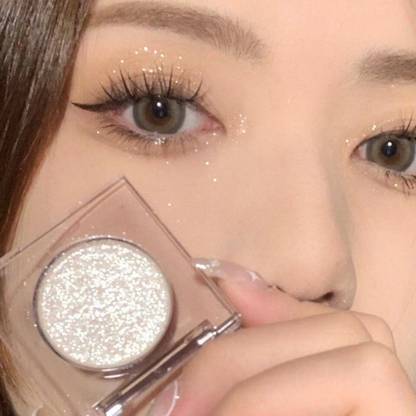 Gabbu Korean Silver Eye Makeup,Ultra-Blendable For Highlight Palette