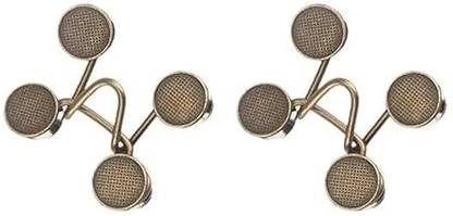 CUZWAVE Adjustable Waist Buckle for Pants, Instant Jeans Button Pins Pack Of 2 Brooch