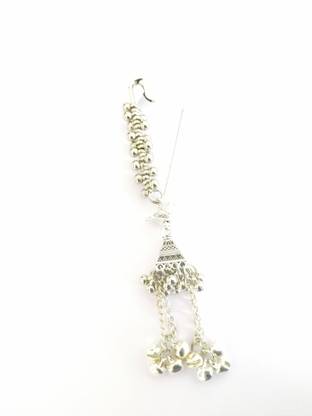 PRAJAPATIHUB silver saree pin Brooch