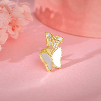 GIVA Golden Graceful Butterfly Brooch Brooch