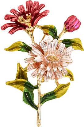 Joker & Witch Idylla powder pink floral brooch Brooch