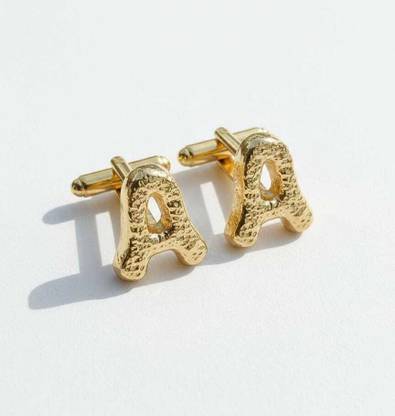 OrnateSilver Brass Cufflink Set