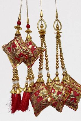 DARSHITABHAV Latkan GOTA PATTI Brooch