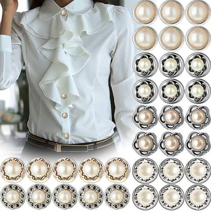 PALAY Mini Safety Shirt Buttons for Cardigan Saree Dress Hats Brooch