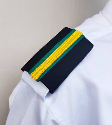 Jahaazi Electrical Cadet professional Epaulettes for Merchant Navy Officers Engineer Brooch