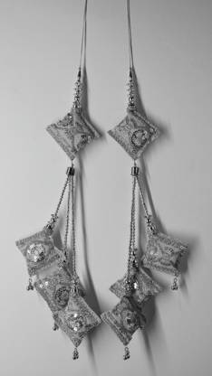 Ethnic at ease Handmade Velvet Hanging Tassel latkan for heavy long lehenga Brooch