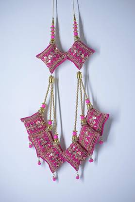 Ethnic at ease Handmade Velvet Hanging Tassel latkan for heavy lehenga Brooch