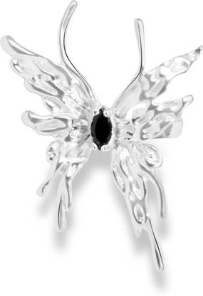Silvish Irregular Butterfly Fashion Ring Brooch