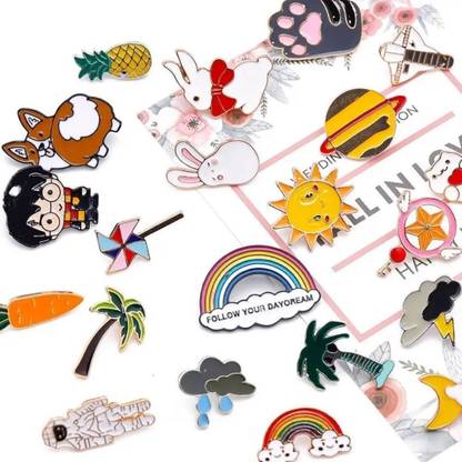 Tinker Squad Cute Assorted Anime Enamel Pins for Bags Blazer Jackets| Bag Charms Badge Pins Brooch