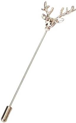 SYGA Men's Retro Crystal Lapel Pin, Small Suit Brooch with CZ Stones Brooch