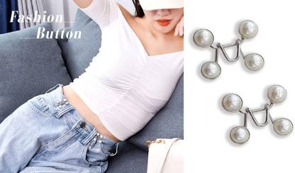 Mirae Jeans Waist Tightener Button Brooch