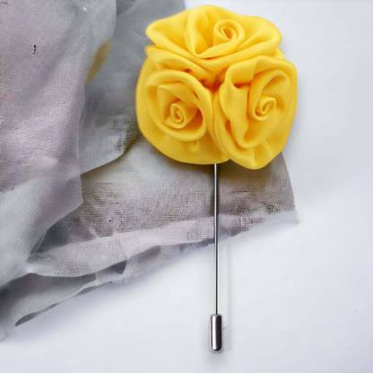 PELUCHE Tri Flower - Brooch / Lapel Pin for Men Brooch