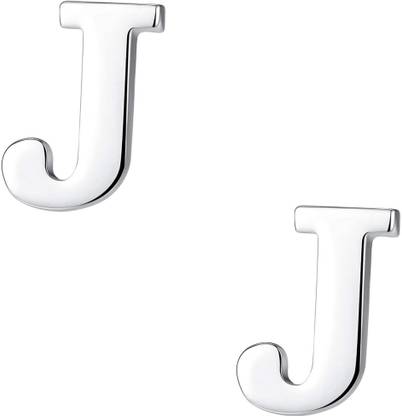FURE J Initial Collar Pin Brooch