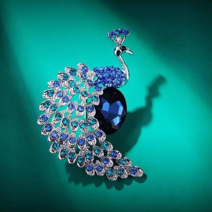 SYGA Brooch Pin Fashion Crystal Rhinestone Jewellery Pin Vintage Clothing Accessories Brooch