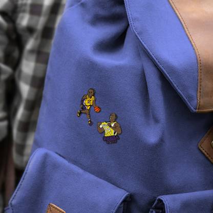 Bigsmall Kobe Bryant Lapel Pins - Set of 2 Brooch