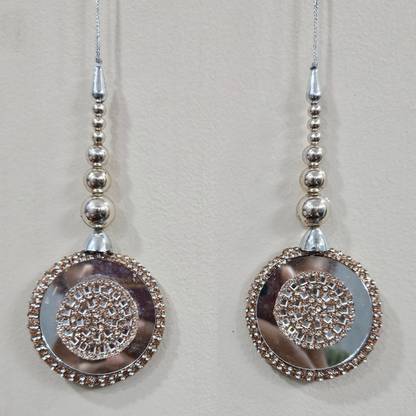 THE AKRITI TRADTIONALS ROSE GOLD MIRROR LATKAN/TASSEL FOR BLOUSE Brooch