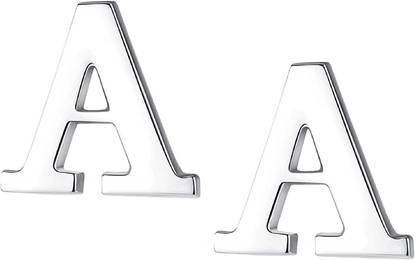 FURE A Initial Collar Pin Brooch