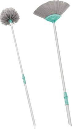 kitchenKing Jala Cobweb Cleaning Broom/Extendable Handle Gobhi Jala Broom for Dusting(1.5 M) Fiber Dry Broom