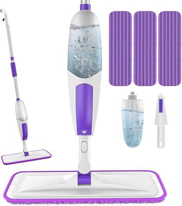 TEZZ Healthy Spray Mop Microfibre Wet and Dry Broom
