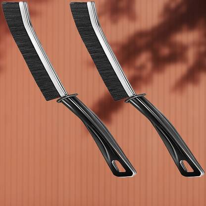 Masox Store Sliding Window Cleaning Brush, Bathroom Tiles Sink Gap Cleaning Brush K1 Plastic Wet and Dry Brush