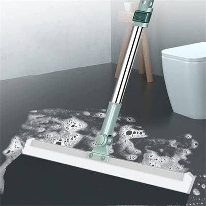 MAAUVTOR Magic Broom Sweeper Floor Scraper Wiper Squeegee mop for wall, Glass, Bathroom Silicone Wet and Dry Brush