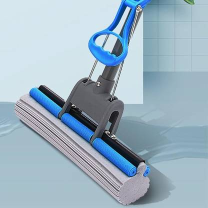 AshmakamMart Quick-dry mops with sturdy handle for smooth home and kitchen cleaning Sponge Wet and Dry Broom