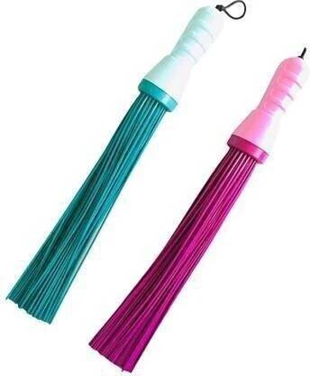 cleanex Plastic Wet and Dry Hard Bristle Broom Stick Kharata Plastic Hard Bristle Broom Plastic Wet and Dry Broom