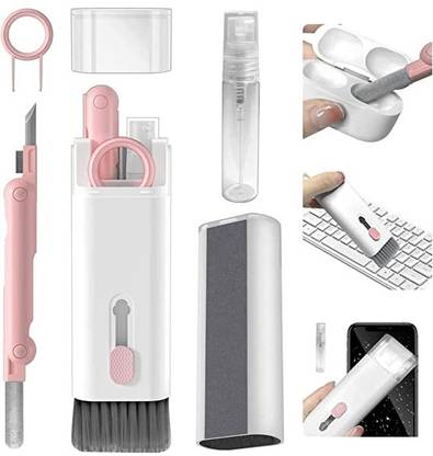 WAZZL 7 in 1 Electronic Cleaner Kit, Keyboard Cleaner Kit with Brush Plastic Wet and Dry Brush