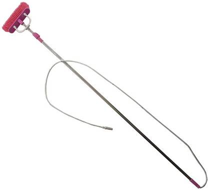 SOLAR UNIVERSE INDIA Solar Panel Cleaning Brush & Mop with long handle & water pipe connection Plastic Wet and Dry Brush