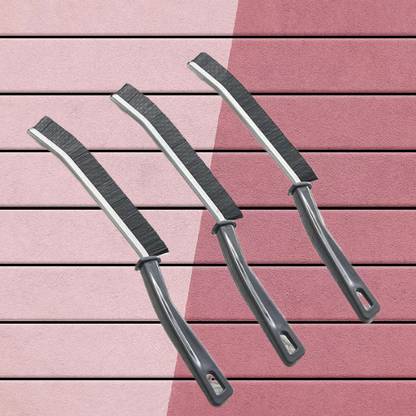 NARV Gap Cleaning Brush Crevice Cleaning Tool Door Window Track Dead Corners Cleaner Plastic Wet and Dry Brush