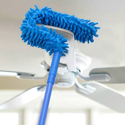 UBJI Fan Dusting Office Fan Cleaning Brush with Long Rod Dry Duster
