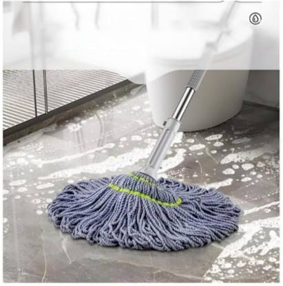 TKB Self-Wringing Mop with Squeeze Twist Handle Wet & Dry Mop Floor Wiper