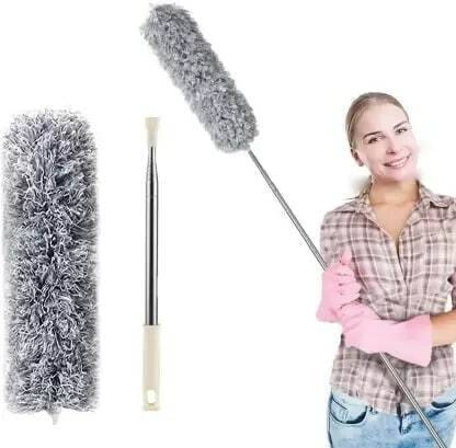 KRIYAART Microfiber Bendable & Extendable Fan Cleaning Duster Brush Microfibre Wet and Dry Brush