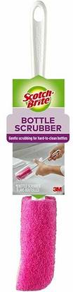 Scotch-Brite Plastic Bottle Cleaner Brush,Non scratch scrubber ( Pack of 1) Nylon Wet Brush
