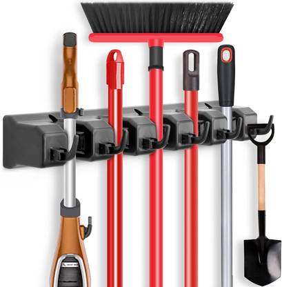 Tejasvi Multicolor Plastic Broom Holder