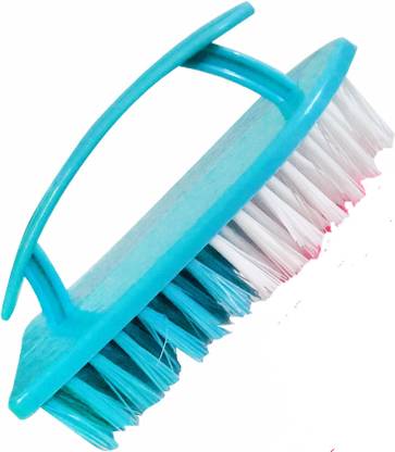 Classyy Qual Cleaning Brush with Strong Bristle for Clothes/Floor/Kitchen/Bathroom/Carpet Nylon Wet and Dry Brush