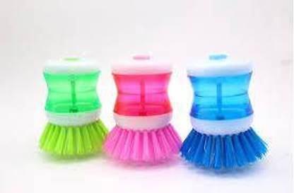 AK traders ikea sink brush brush PACK OF 3 PCS MULTICOLOR Plastic Wet Brush