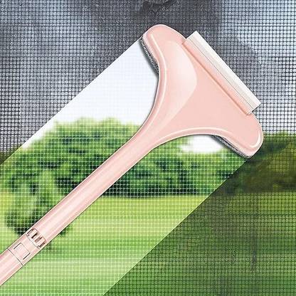 brillant mart 2 in 1 Window Cleaner Brush Sponge Wet and Dry Brush