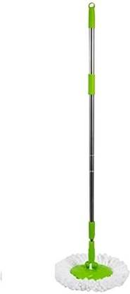 Young wolf Present Scotch-Bright 360° Advance Extendable Mop Stick with 2 Microfiber Refill Microfibre Wet and Dry Broom