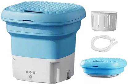 TEZZ Foldable Portable Laundry Washer for Home, Hostel, and Camping Clothes Washing Machine Door Hinge