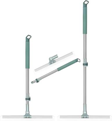 QERINKLE 180 Degree Rotating Heavy Duty Magic Broom Floor Wiper Squeegee for Cleaning Silicone Wet and Dry Broom