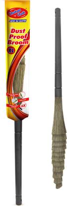 Chakaachak No Dust XL for Floor & Home Cleaning, Made of Washable Fibers Fiber, Plastic Wet and Dry Broom