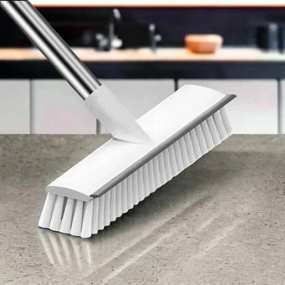 seox 2 in 1 Tiles Cleaning Brush Bathroom Floor , Bathroom Floor Cleaning Brush Plastic Wet and Dry Broom