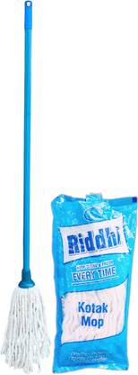cleanex kotak mop durable, efficient cleaning mop/multiclor/ pack of 1 / Microfibre Wet and Dry Broom