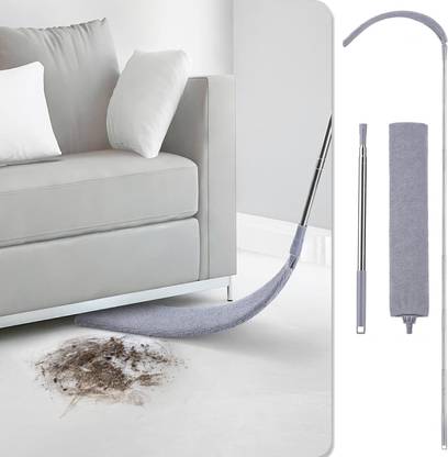 MAAUVTOR Retractable Extendable Gap Dust Cleaner Under Appliance Telescopic Duster Brush Microfibre Wet and Dry Brush