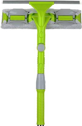 Nappwe 2 in 1 Window Glass Wiper Fiber Wet Brush