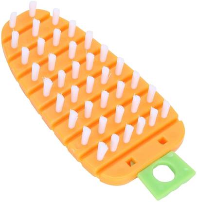 KHANSAHEB Flexible Vegetable Brush, Fruit and Vegetable Cleaning Brushes Microfibre Wet and Dry Brush